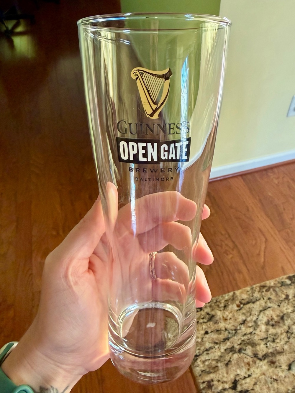 Guinness Open Gate Brewery Baltimore Glass
